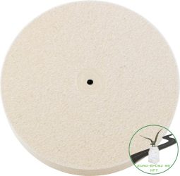 150x20 mm központos furatos filckorong 0,45g/cm3 fehér