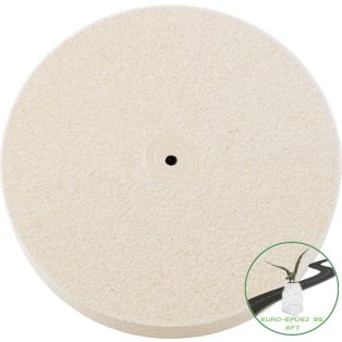   150x20 mm központos furatos filckorong 0,45g/cm3 fehér, 47030085, , , 