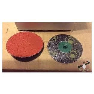   3M™ Roloc™ 777F gyorscsatlakozós csiszolótárcsa, P50, 50 mm, zöld PN76630, 7000045627, , , Fém