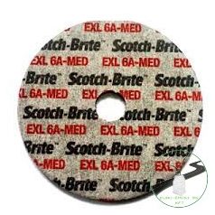   3M™ Scotch-Brite™ EXL XL-UW furatos préselt korong, 6A MED, 25 mm x 25 mm x 4,8 mm, 7100001140, , , Fém