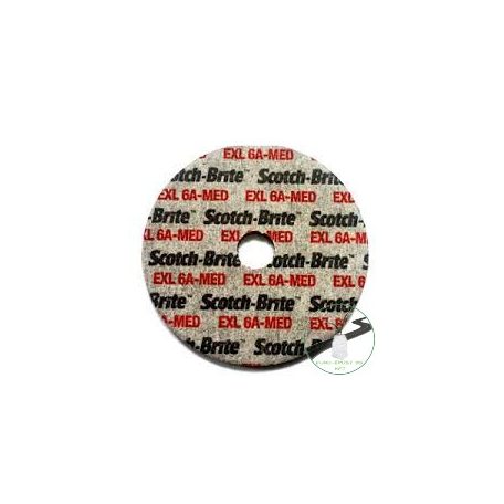 3M™ Scotch-Brite™ EXL XL-UW furatos préselt korong, 6A MED, 25 mm x 25 mm x 4,8 mm, 7100001140