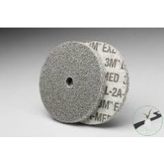   3M™ Scotch-Brite™ EXL XL-UW furatos préselt korong, 2A MED, 25,4 mm x 25,4 mm x 4,8 mm, 7000021281, , , Fém