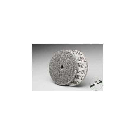 3M™ Scotch-Brite™ EXL XL-UW furatos préselt korong, 2A MED, 25,4 mm x 25,4 mm x 4,8 mm, 7000021281