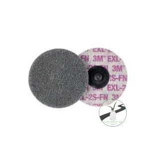   3M™ Scotch-Brite™ Roloc™ EXL XL-UR préselt korong, 2S FIN, 50 mm x 6 mm, 7000045976, , , Fém