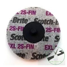   3M™ Scotch-Brite™ Roloc™ EXL XL-UR préselt korong, 2S FIN, 75 mm x 6 mm, 7100005209, , , Fém