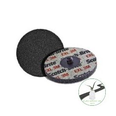   3M™ Scotch-Brite™ Roloc™ EXL XL-UR préselt korong, 6S FIN, 50 mm x 6 mm, 7000045977, , , Fém