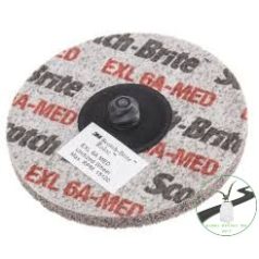   3M™ Scotch-Brite™ Roloc™ EXL XL-UR préselt korong, 6A MED, 75 mm x 6 mm, 7000028469, , , Fém