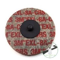   3M™ Scotch-Brite™ Roloc™ EXL XL-UR préselt korong, 8A CRS, 75 mm x 6 mm, 7000028470, , , Fém