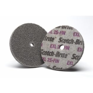   Scotch-Brite™  EXL Unitized Wheel XL-UW, 152 mm x 12.7 mm x 12.7 mm, 2S Fine, 7100256479, , , Fém
