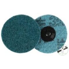   3M™ Scotch-Brite™ Roloc™ SC-DR gyorscsatlakozós tárcsa, A VFN, 75 mm, kék, 7000000754, , , Fém