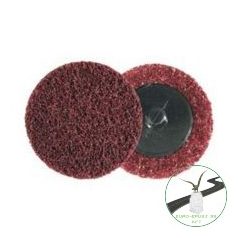   3M™ Scotch-Brite™ Roloc™ SC-DR gyorscsatlakozós tárcsa, A MED, 75 mm, bordó, 7000000755, , , Fém