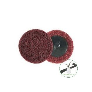   3M™ Scotch-Brite™ Roloc™ SC-DR gyorscsatlakozós tárcsa, A MED, 75 mm, bordó, 7000000755, , , Fém