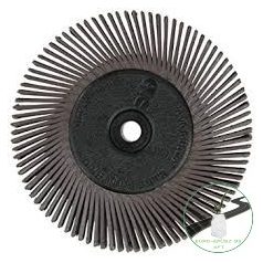  3M™ Scotch-Brite™ BB-ZB A típusú radiális sünkefe, P 36, 150 mm x 12,7 mm x 25,4 mm, barna, 7100138290, , , Fém
