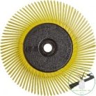 3M™ Scotch-Brite™ BB-ZB A típusú radiális sünkefe, P 80, 150 mm x 12,7 mm x 25,4 mm, sárga, 7100138291, , , Fém