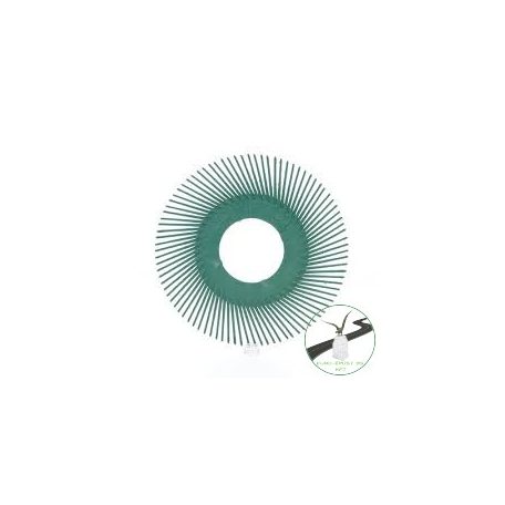 3M™ Scotch-Brite™ BB-ZB A típusú radiális sünkefe utántöltő, P 50, 150 mm x 1,56 mm, zöld, 7100138327