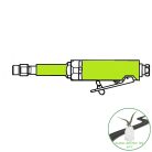 3M™ Scotch-Brite™ RB-ZB C típusú radiális sünkefe, P 80, 75 mm, sárga, 7000000771, , , Fém