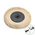 3M™ Scotch-Brite™ BB-ZB C típusú radiális sünkefe, 6 Micron, 150 mm x 12,7 mm x 25,4 mm, barack színű, 7000046180, , , Fém