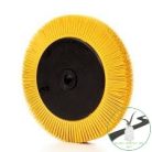 3M™ Scotch-Brite™ BB-ZB S típusú radiális sünkefe, P 80, 203 mm x 25,4 mm x 32 mm, sárga, 7100138333, , , Fém