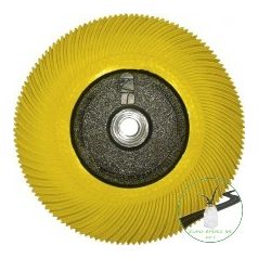   3M™ Scotch-Brite™ BB-ZB C típusú radiális sünkefe, P 80, 193 mm x 25,4 mm x 32 mm, sárga, 7100138337, , , Fém