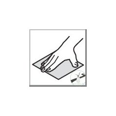   3M™ Scotch-Brite™ MX-HP flexibilis kézi lapka, A VFN, 115 mm x 230 mm, 7100209414, , , Fém, Fa