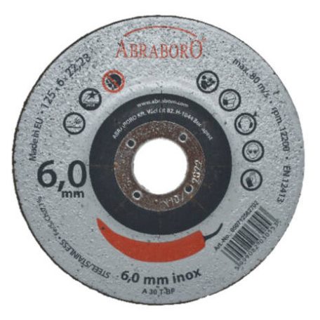 ABRABORO CHILI FÉMTISZTÍTÓ 125x6,0x22,23, 050712562700, ABRABORO® Chili fémtisztító, Álalános fémek, 