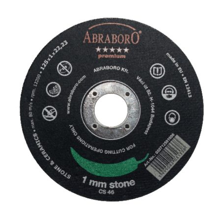 ABRABORO CHILI KŐVÁGÓ 230x2,5x22,23, 050723034105, ABRABORO® Chili kővágó korongok, Kő, kőzet, 