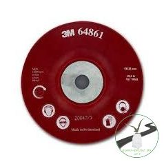   3M™ Fibertárcsa felfogó, 125 mm, bordázott, piros, PN64861, 7000032410, , , 