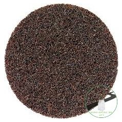   3M™ Scotch-Brite™ SC-DH felületkezelő tépőzáras tárcsa, 125 mm, A CRS, barna, 7100233623, , , Fém