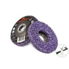   3M™ Scotch-Brite™ Clean and Strip XO-RD Pro kemény hordozós tisztítótárcsa 115 mm x 22 mm S XCRS, lila, 7100192330, , , Fém