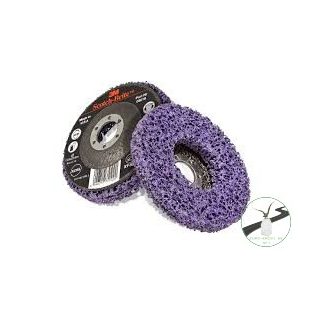   3M™ Scotch-Brite™ Clean and Strip XO-RD Pro kemény hordozós tisztítótárcsa 115 mm x 22 mm S XCRS, lila, 7100192330, , , Fém