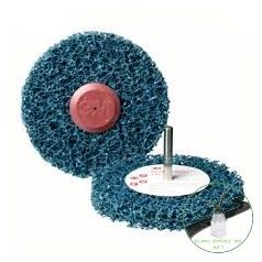   3M™ Scotch-Brite™ Clean and Strip CG-ZS csapos tisztítótárcsa 100 mm x 13 mm x 6 mm S XCRS, kék, 7100093975, , , Fém