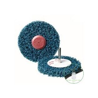   3M™ Scotch-Brite™ Clean and Strip CG-ZS csapos tisztítótárcsa 100 mm x 13 mm x 6 mm S XCRS, kék, 7100093975, , , Fém