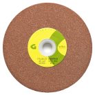 Gránit Kerámia kötésű  sima köszörűkorong 175x20x32 mm 32/25/20 6A60K8V 38, 10530, , Edzetlen szerszámacél-Edzett szerszámacél-Gyorsacél (SS. HSS)-Acélöntvény-Szürkeöntvény-Kéregöntvény-Keménybronz-Műanyag-Gumi-Üveg, 