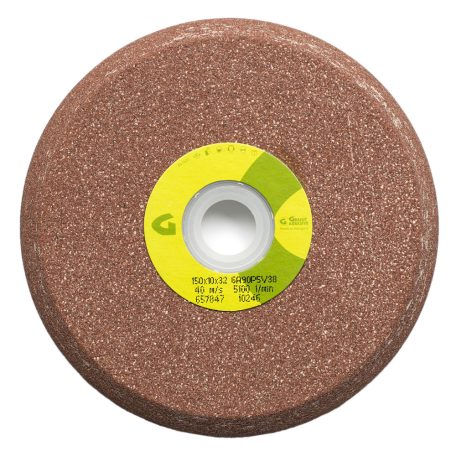 Gránit Kerámia kötésű  vékony profilozott köszörűkorong fűrészélezésre 200x10x32 mm U3 32/25/20 6A60M8V 38, 10648