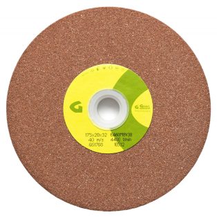  Gránit Kerámia kötésű  sima köszörűkorong 250x25x32 mm  32/25/20 6A60M8V 38, 10933, , Edzetlen szerszámacél-Edzett szerszámacél-Gyorsacél (SS. HSS)-Acélöntvény-Szürkeöntvény-Kéregöntvény-Keménybronz-Műany<wbr> ag-Gumi-Üveg, 