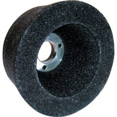   110x56x22,2 mm Gránit bakelitkötésű kúpos fazék alakú köszörűkorong 110/90 1C24Q5B, 30222, keményfémlapkás szerszám, kopásálló réteg HRC>60, Öntvény, Színesfém, Keménybronz, Műanyag, Gumi, Műszaki kerámia, Üveg, Természetes és Mesterséges kő