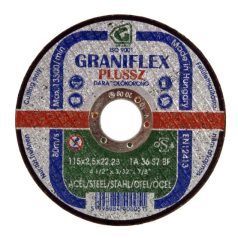   GRANIFLEX PLUSSZ vágókorong szerkezeti acélhoz 180x2,0x22,23 mm  1A36S7BF 80