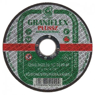   Gránit GRANIFLEX PLUSSZ vágókorong kőzetekhez 230x3,2x22,23 mm  1C36R8BF 80, 40042, GRANIFLEX PLUSSZ, természetes kőzetek, műkő, mészkő - beton - öntöttvas, 