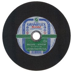   Gránit GRANIFLEX PLUSSZ nagy átmérőjű vágókorong szerkezeti acélhoz 300x3,2x32 mm 1A30S7BF 100m/s, 40051, Nagy keresztmetszetű idomacélok - hengerelt és hidegen hajlított profilok, szögvasak - zártszelvények - rudak - csövek - laposacélok - lemezek
