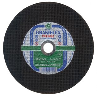   Gránit GRANIFLEX PLUSSZ nagy átmérőjű vágókorong szerkezeti acélhoz 300x3,2x20 mm 1A30S7BF  80m/s, 40052, Nagy keresztmetszetű idomacélok - hengerelt és hidegen hajlított profilok, szögvasak - zártszelvények - rudak - csövek - laposacélok - lemezek