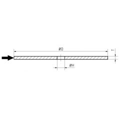   Gránit GRANIFLEX PLUSSZ nagy átmérőjű vágókorong szerkezeti acélhoz 300x3,2x20 mm 1A30S7BF  80m/s, 40052, Nagy keresztmetszetű idomacélok - hengerelt és hidegen hajlított profilok, szögvasak - zártszelvények - rudak - csövek - laposacélok - lemezek