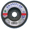   Gránit Prémium minőségű GRANIFLAP cirkon szemcsés csiszolótárcsa acélhoz és inoxhoz 125x22,23 mm  Z40   kúpos , 57017