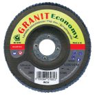Gránit GRANIT Economy cirkon szemcsés csiszolótárcsa acélhoz és inoxhoz 125x22,23 mm Z40 kúpos, 57084, GRANIT Economy, Szerkezeti acél-Szerszámacél-Rozsdamentes acél-Saválló acél-Öntvény,
