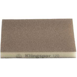   Klingspor SW 501 Csiszolószivacsok Aluminiumoxid, 123 x 96 x 12,5 mm szemcse 120, 125281
