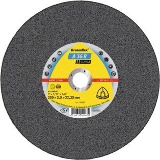   Klingspor A 36 R Vágókorongok, 125 x 2 x 22,23 mm egyenes, 126849, A 36 R Supra, nemesacél, Sarokcsiszoló