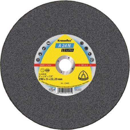 Klingspor A 24 N Supra Vágókorong sarokcsiszolóhoz 230 mm – 13477