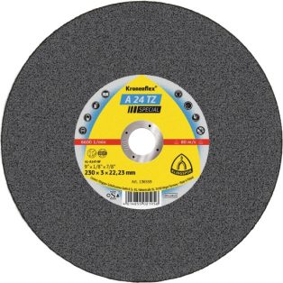   Klingspor A 24 TZ Vágókorongok, 125 x 2,5 x 22,23 mm domború, 136555, A 24 TZ Special, nemesacél, Sarokcsiszoló