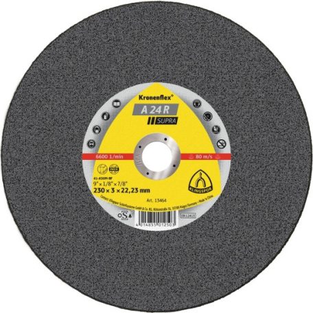 Klingspor A 24 R Vágókorongok, 100 x 2,5 x 16 mm domború, 13754