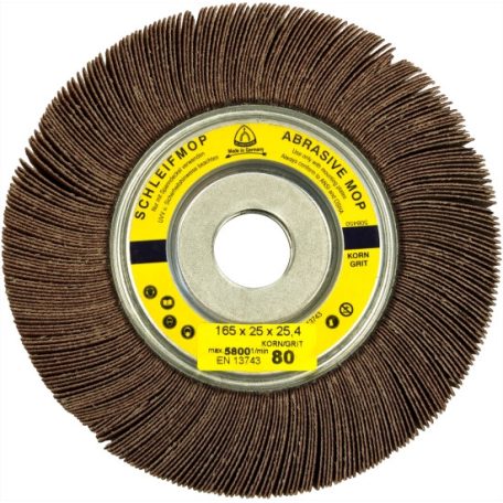 Klingspor SM 611 W Lamellás csiszolókerekek (szaturnusz korongok) 165 mm – 221597