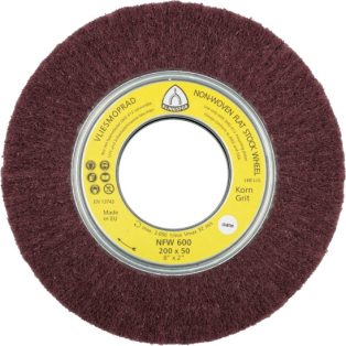 Klingspor NFW 600 Vlies és kombinált vlies lamellás csiszolókerekek (flíz, kombinált flíz szaturnusz korongok) 165 mm – 258899